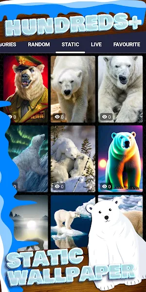 polar bear wallpaper Screenshot 3