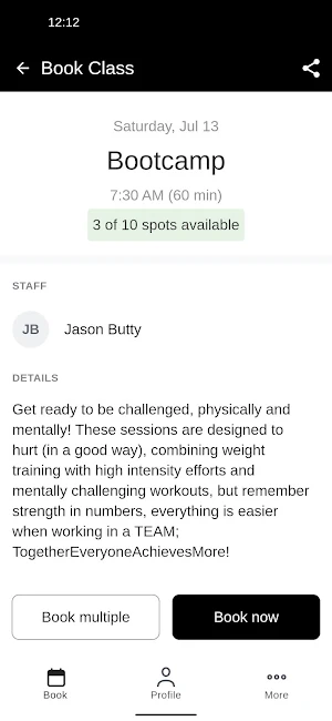 FB Fitness PM Screenshot 2