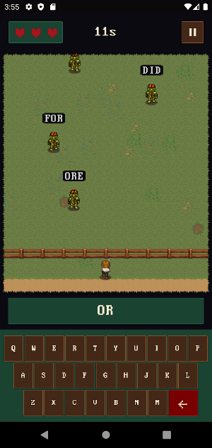 Night of the Typing Dead Screenshot 1