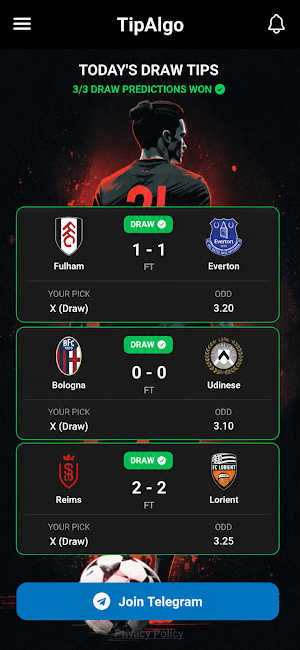 TipsAlgo- Daily football odds Screenshot 3