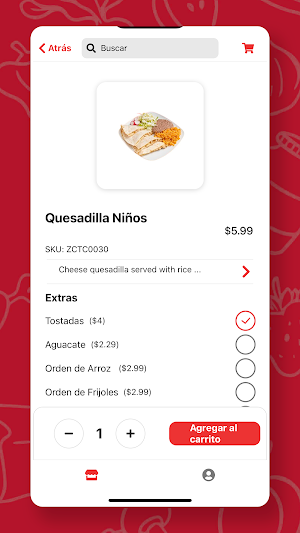 La Zacatecana App Screenshot 2