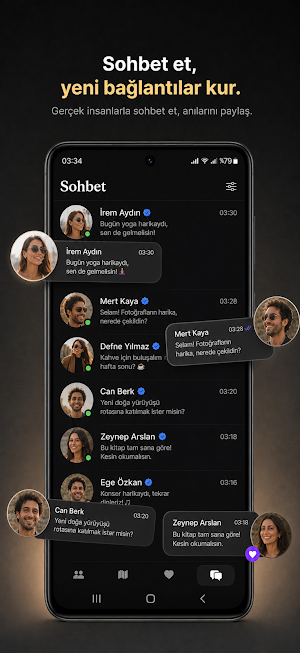 Spavra: Flört, Sohbet & Eşleş Screenshot 1
