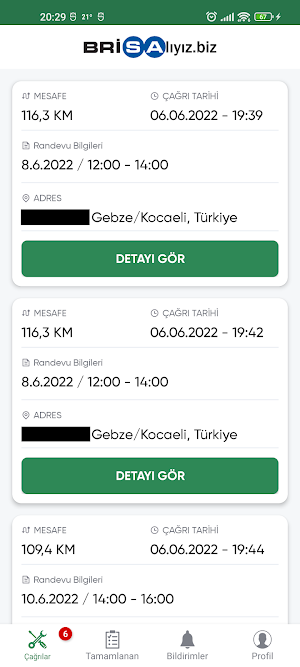 Brisaliyiz.biz! – Mobil Servis Screenshot 1