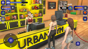 Gym simulator 3D - Gym Games Screenshot 1