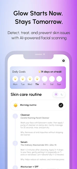 Glow Minder: Improved Skin Screenshot 0