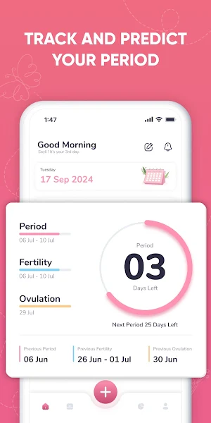 Period Tracker Period Calendar Screenshot 1