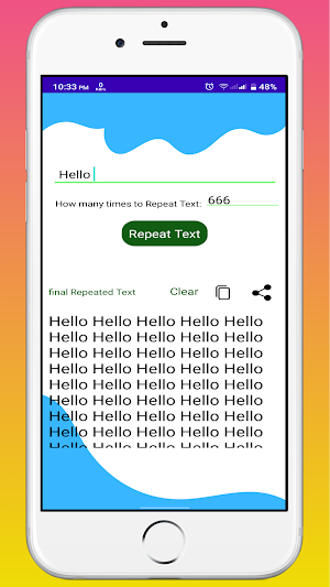 Text Repeater: Repeat Text 15K Screenshot 2