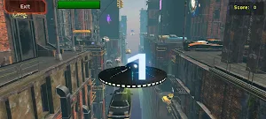 UFO Runner: City Skies Chase Screenshot 2