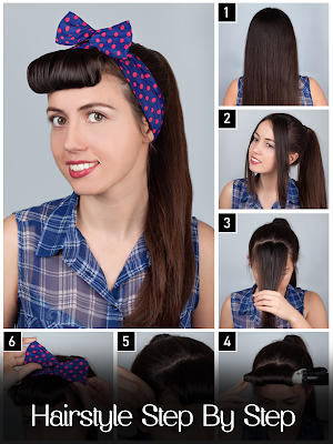 Girls Hairstyle Step By Step Screenshot 2