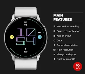 Tosca Purple Lite Watch Face Screenshot 1