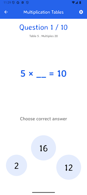 Multiplication Tables 1-100 Screenshot 3