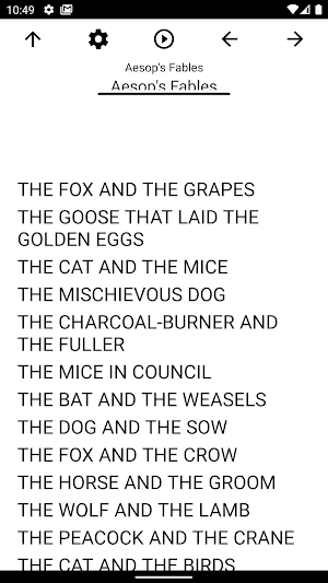 Book, Aesop's Fables Screenshot 0
