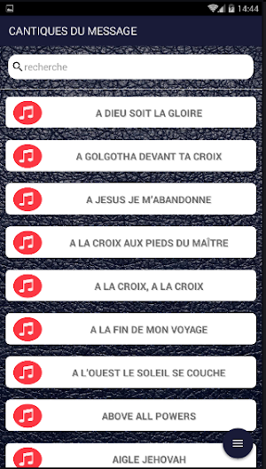 les cantiques Screenshot 1