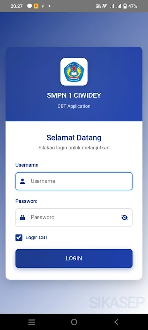 SIKASEP SMPN 1 CIWIDEY Screenshot 0