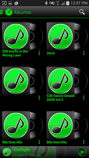 SKIN PLAYERPRO V4 GREEN ELEGANT Screenshot 2