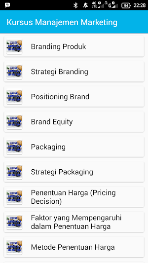 Kursus Manajemen Marketing Screenshot 2