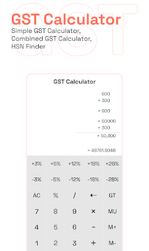 GST Calculator -TAX Calculator Screenshot 3