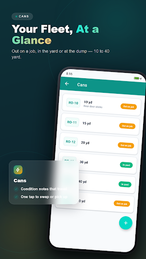 Dumpster Rental Tracker Screenshot 2
