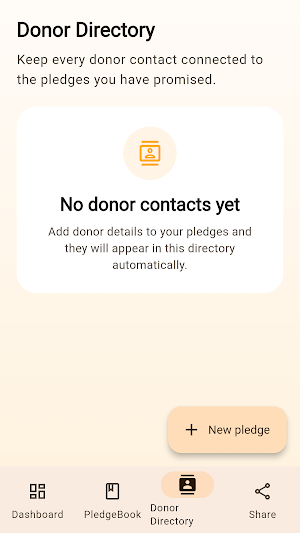 PledgePocket Pilot Screenshot 2