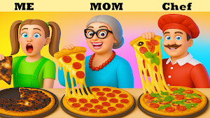 Me vs my Mom cooking CHALLENGE Screenshot 2