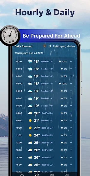Weather Live - Daily Forecast Screenshot 1