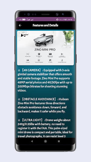 Zino mini pro guide Screenshot 1