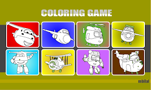 Planes Coloring Game Screenshot 2