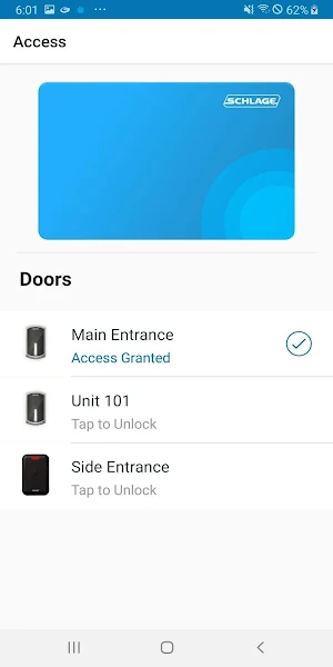 Schlage Mobile Access Screenshot 3