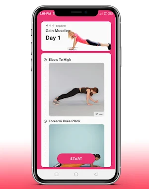 at home workout for women Screenshot 1