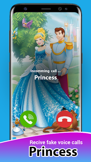 Princess fake video call Screenshot 0
