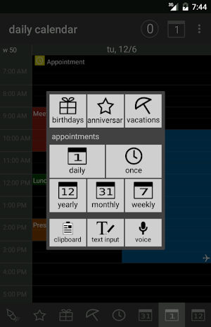 Endless Calendar Screenshot 3