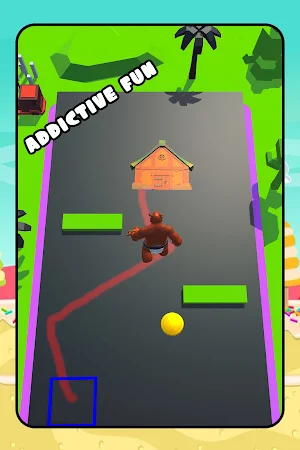 Draw to Home - Monster 3D Dash Screenshot 0