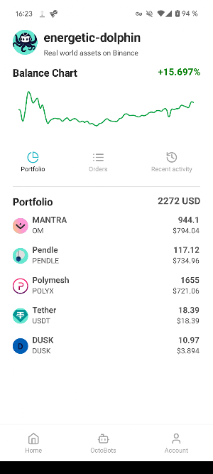 OctoBot: Crypto investment Screenshot 3