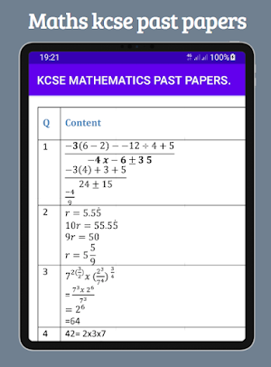 Mathematics Kcse past papers Screenshot 2