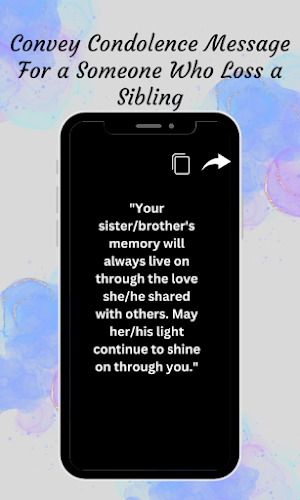 Heartfelt Condolence Messages Screenshot 2