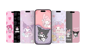 Kuromi and My Melody Wallpaper Screenshot 2