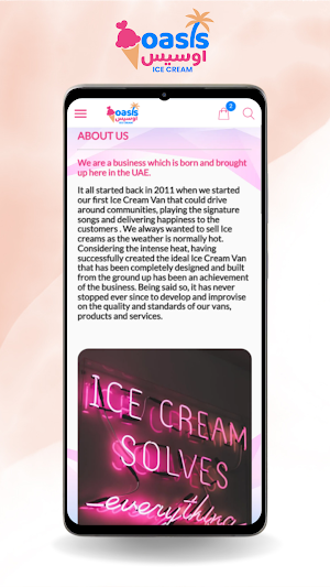 Oasis Ice Cream Screenshot 2