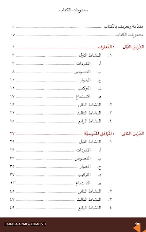 Bahasa Arab MTs Kelas VII 2020 Screenshot 1