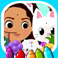 Gaby's Coloring Dollhouse Game