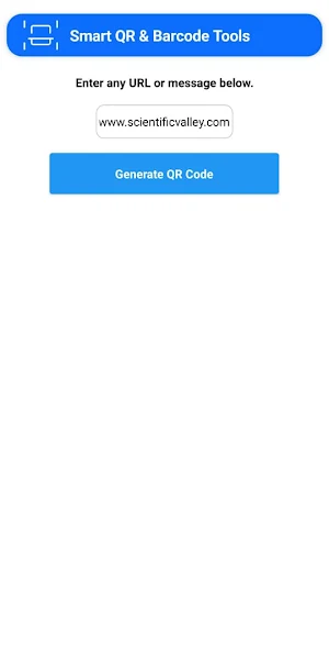 QR Code Generator & Scanner Screenshot 1