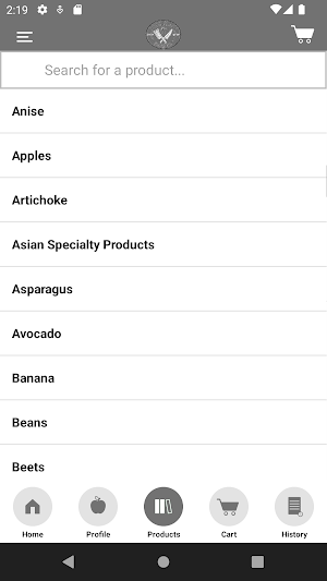 Left Coast Food Checkout Screenshot 2
