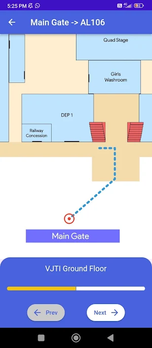 VJTI Maps Screenshot 1