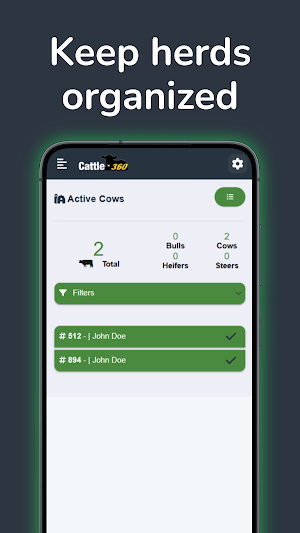 Cattle360 - Cattle Management Screenshot 1