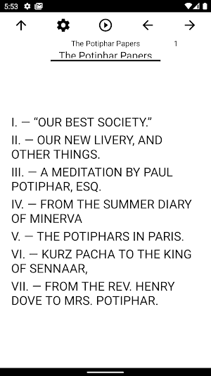 Book, The Potiphar Papers Screenshot 0