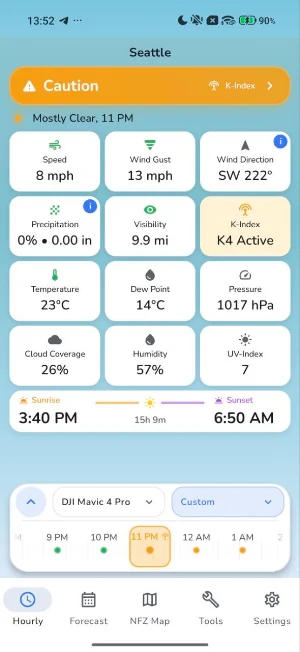 Drone Weather - Weather4Fly Screenshot 3