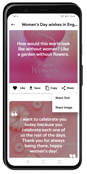 Happy Women's Day Wishes Screenshot 3