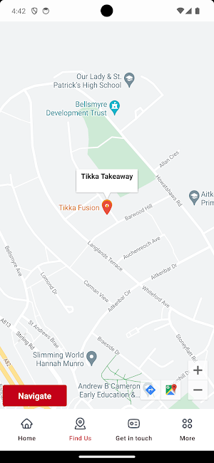 Tikka Fusion Takeaway Screenshot 1