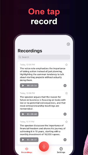 Dicta AI: Voice to Text App Screenshot 0