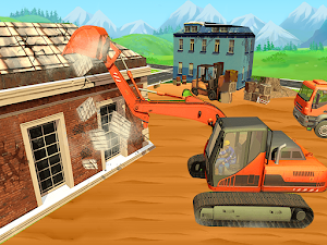 City construction Vehicle Screenshot 1