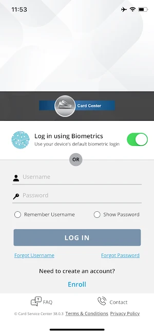 Card Center Screenshot 1